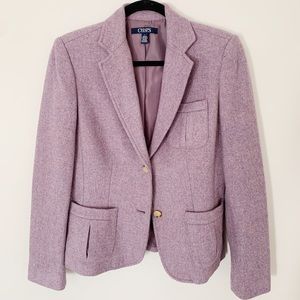 Chaps purple blazer